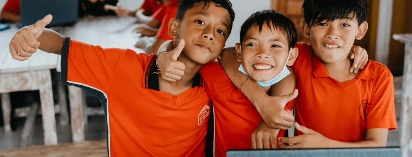 Children in classroom
